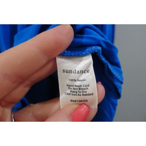 Sundance Sera Ruffled Blouse - Teal Blue MP - Picture 6 of 6